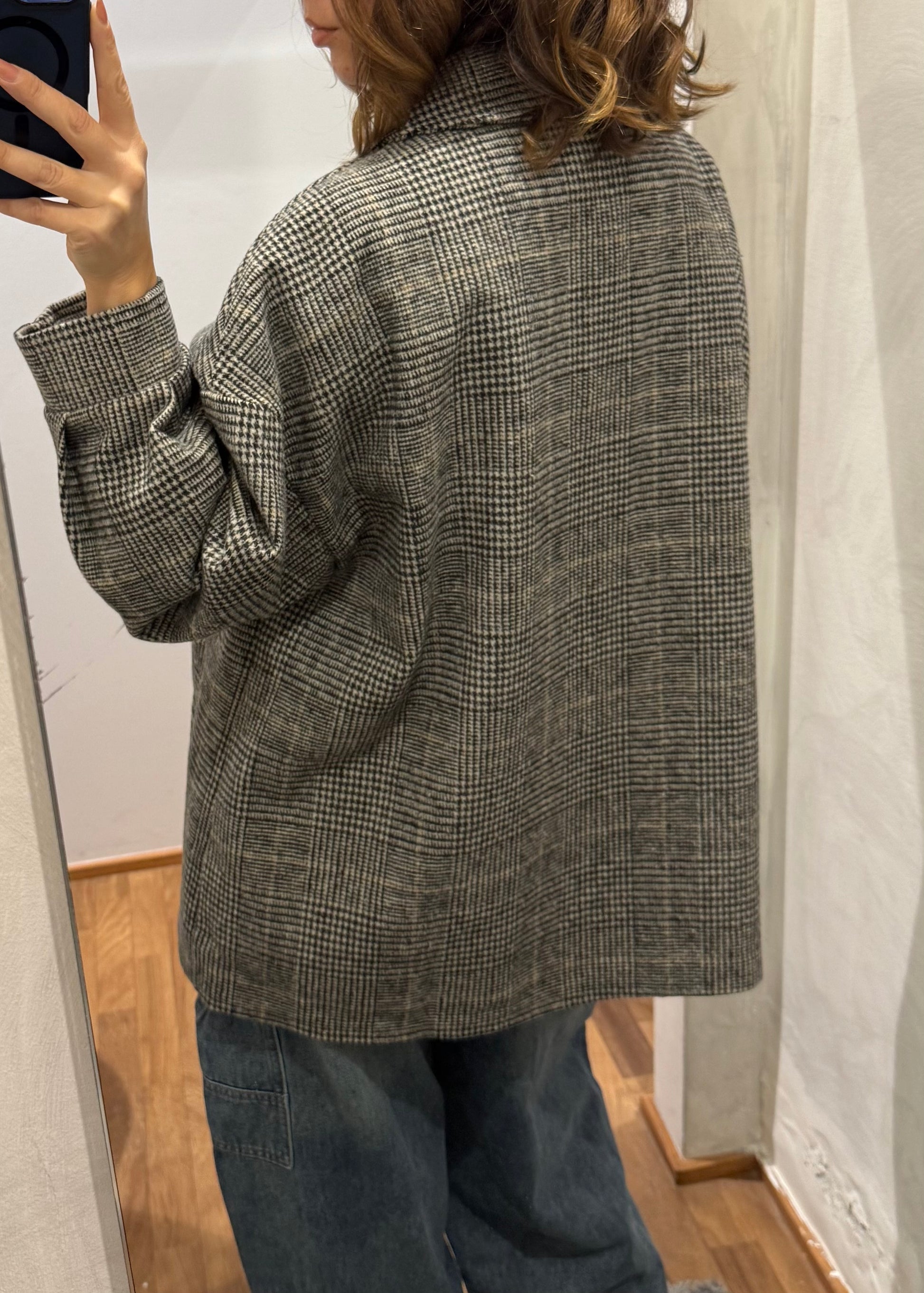 Giacca Cappotto Pied De Poule - MARYGIÒ