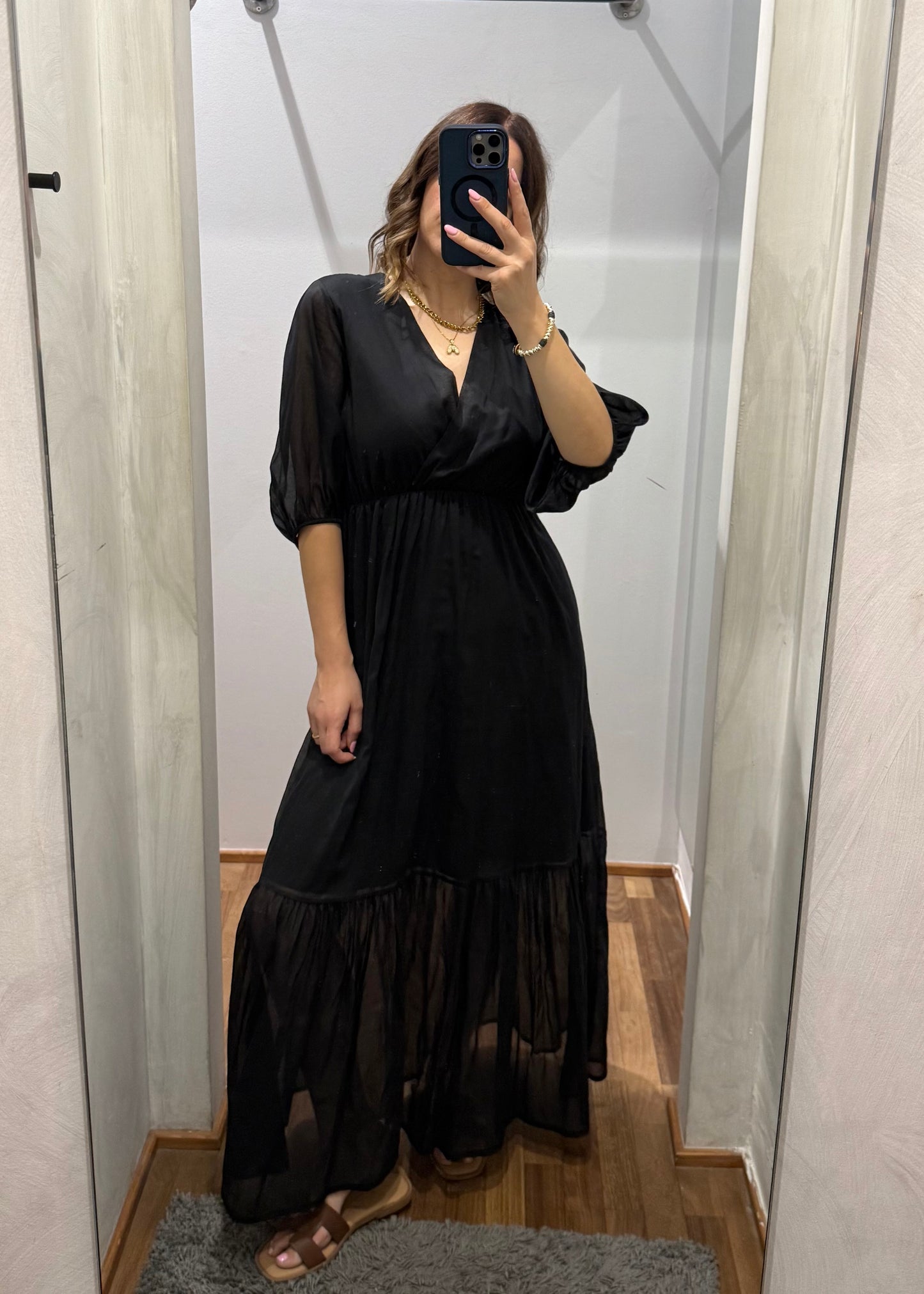 ABITO IN MUSSOLA NERO - SUSY MIX - MARYGIÒ