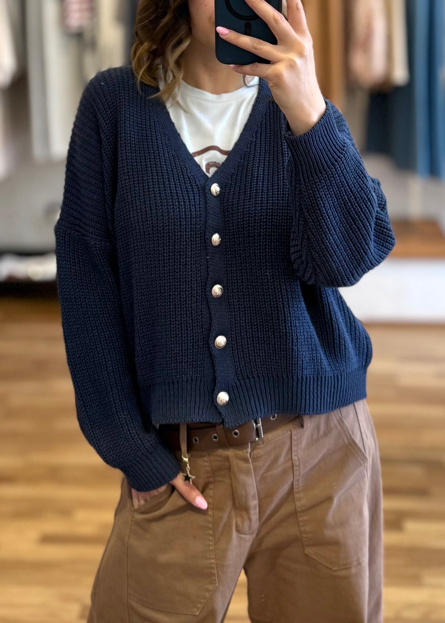 CARDIGAN BOTTONI ORO (più colori) - SUSY MIX - MARYGIÒ