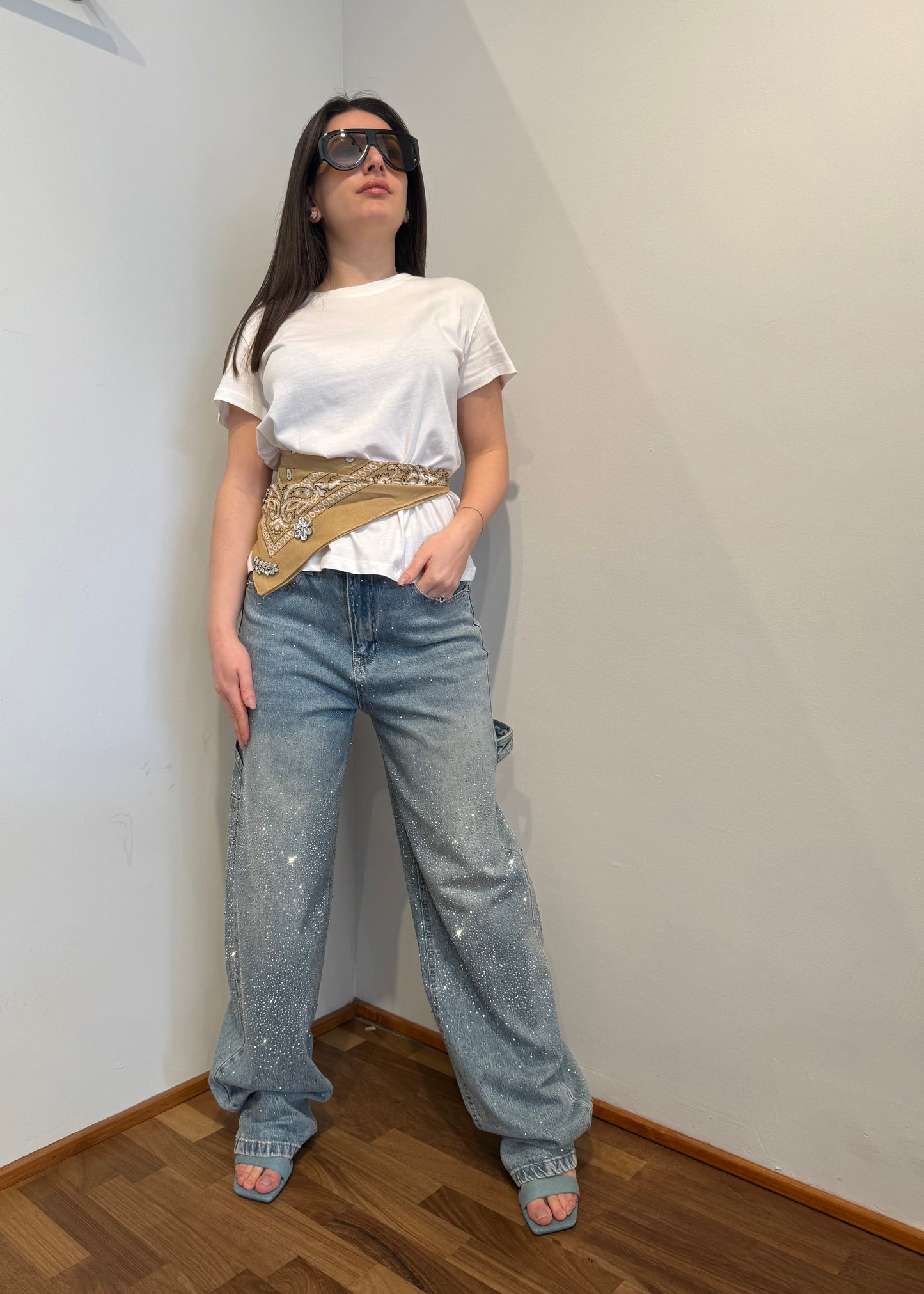 JEANS WORK STRASS (più colori) - SUSY MIX - MARYGIÒ