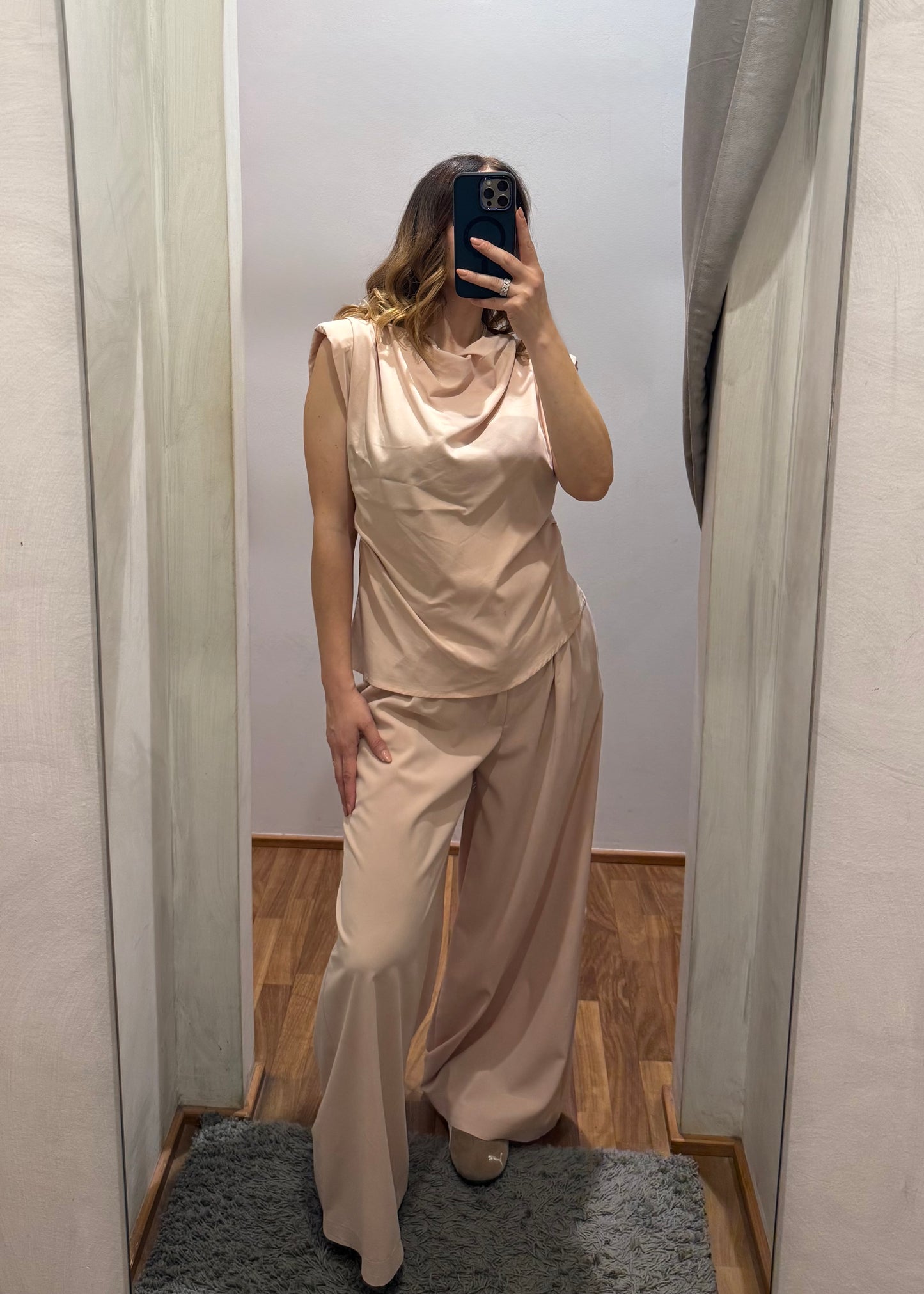 Coordinato Blusa e Pantalone Rosa - SUSY MIX