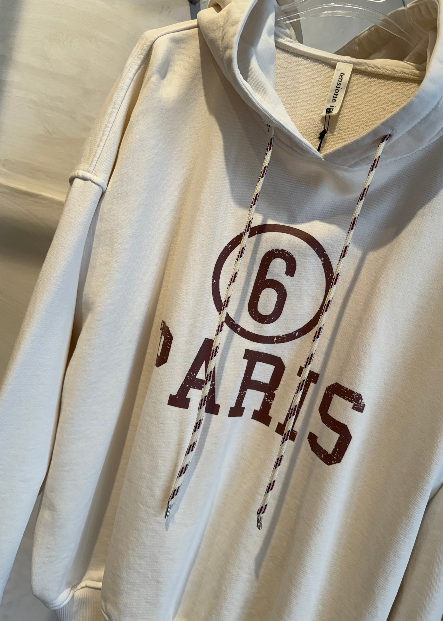 FELPA “PARIS” CON CAPPUCCIO (più colori) - TENSIONE IN - MARYGIÒ