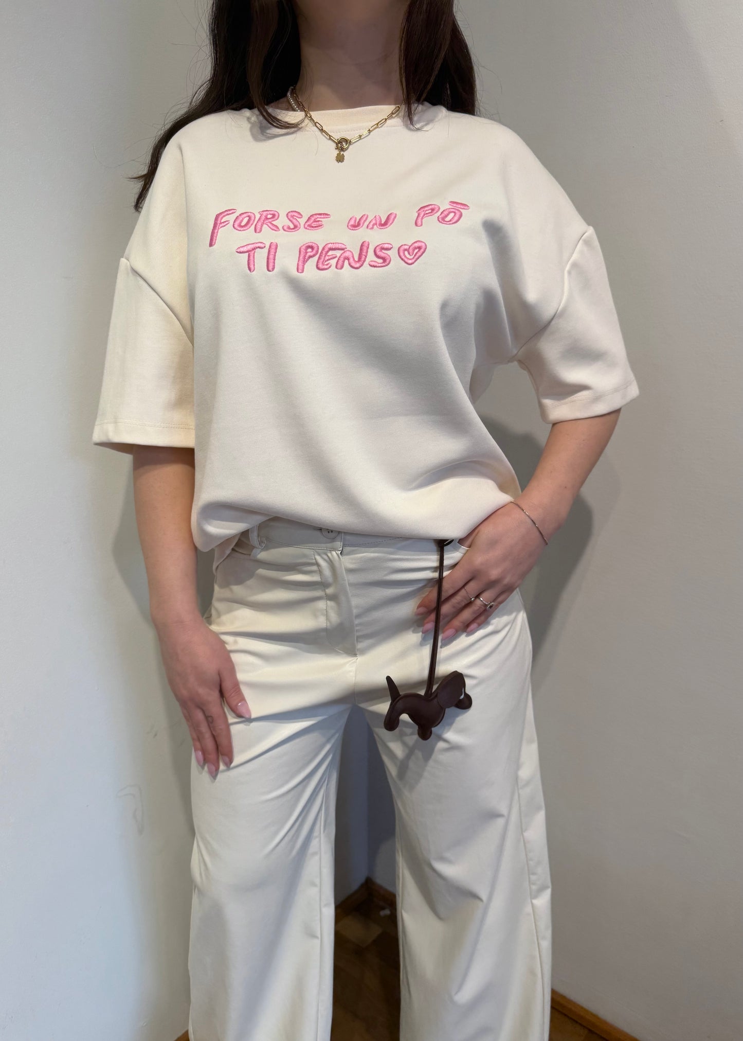 T-SHIRT “FORSE UN PÒ TI PENSO” (più colori) - LUMINA - MARYGIÒ
