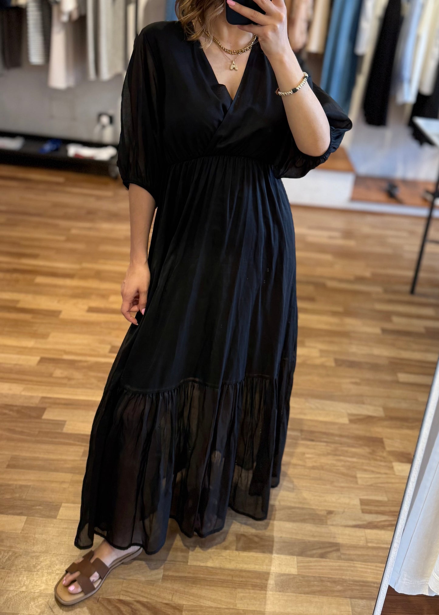 ABITO IN MUSSOLA NERO - SUSY MIX - MARYGIÒ