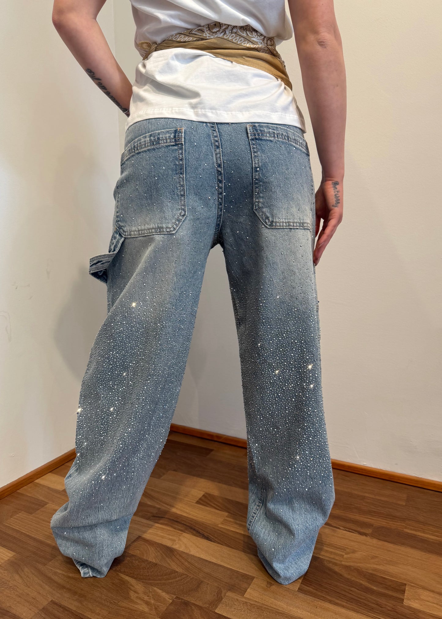 JEANS WORK STRASS (più colori) - SUSY MIX - MARYGIÒ