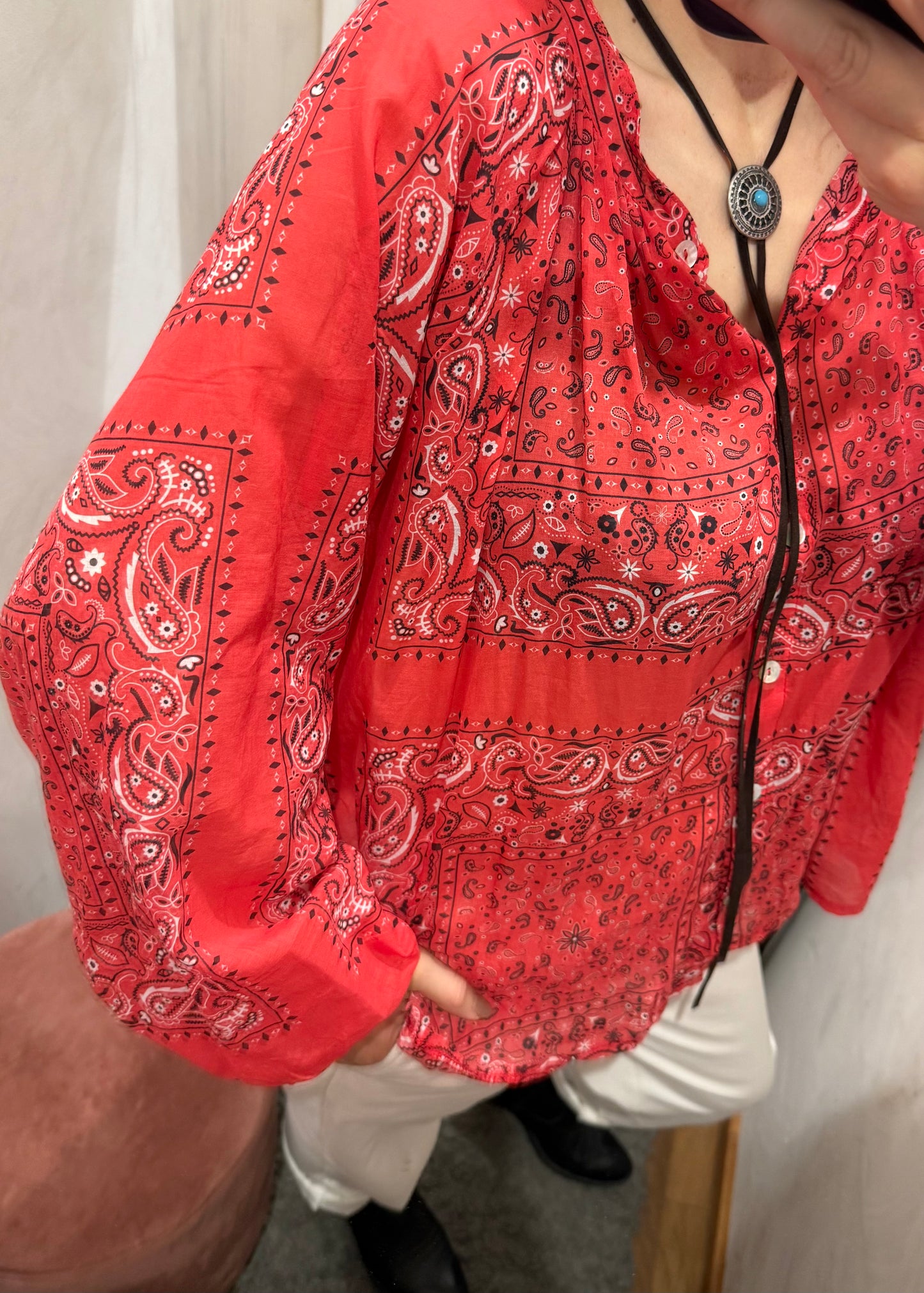 CAMICIA BANDANA + COLLANA BOLO - SUSY MIX - MARYGIÒ