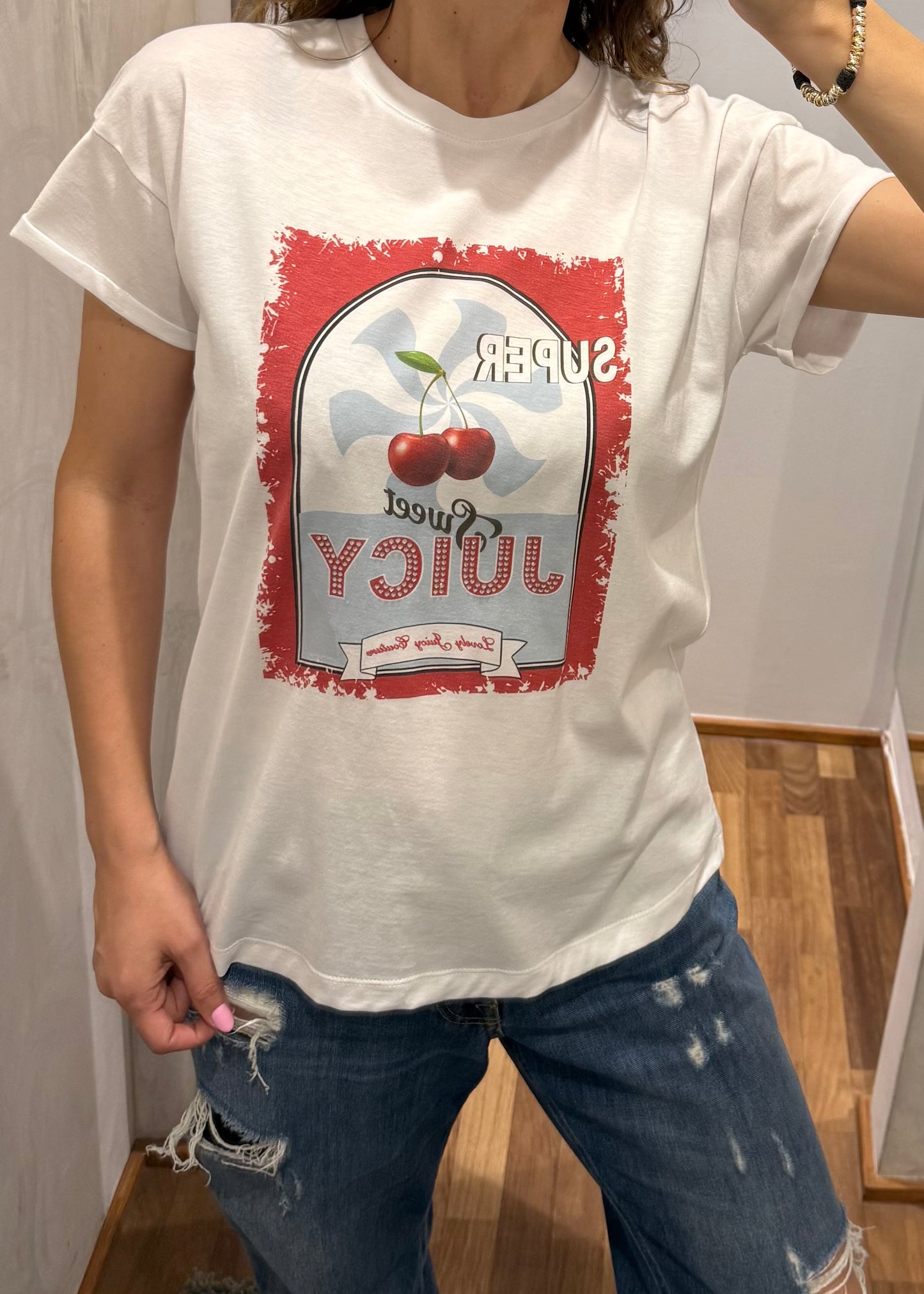 T-SHIRT “SUPER SWEET JUICY” - TENSIONE IN - MARYGIÒ