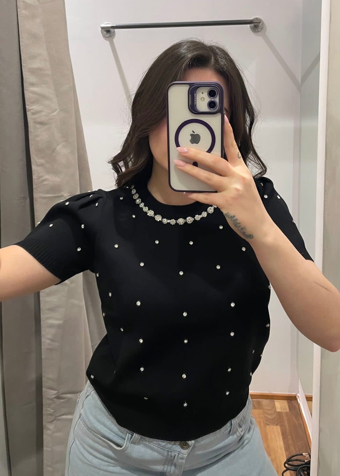 MAGLIA STRASS (più colori) - SUSY MIX - MARYGIÒ