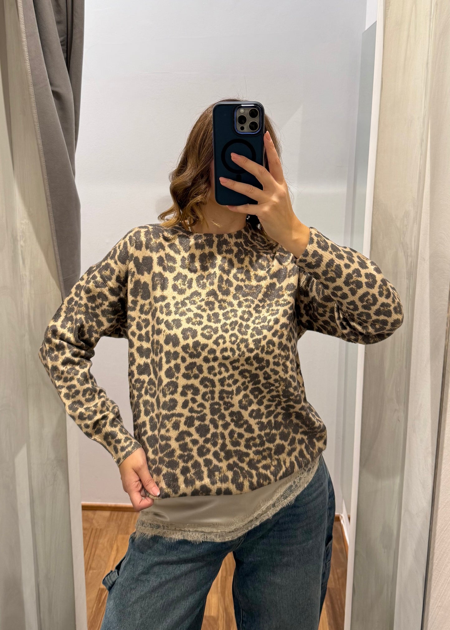 Maglione Animalier Lurex