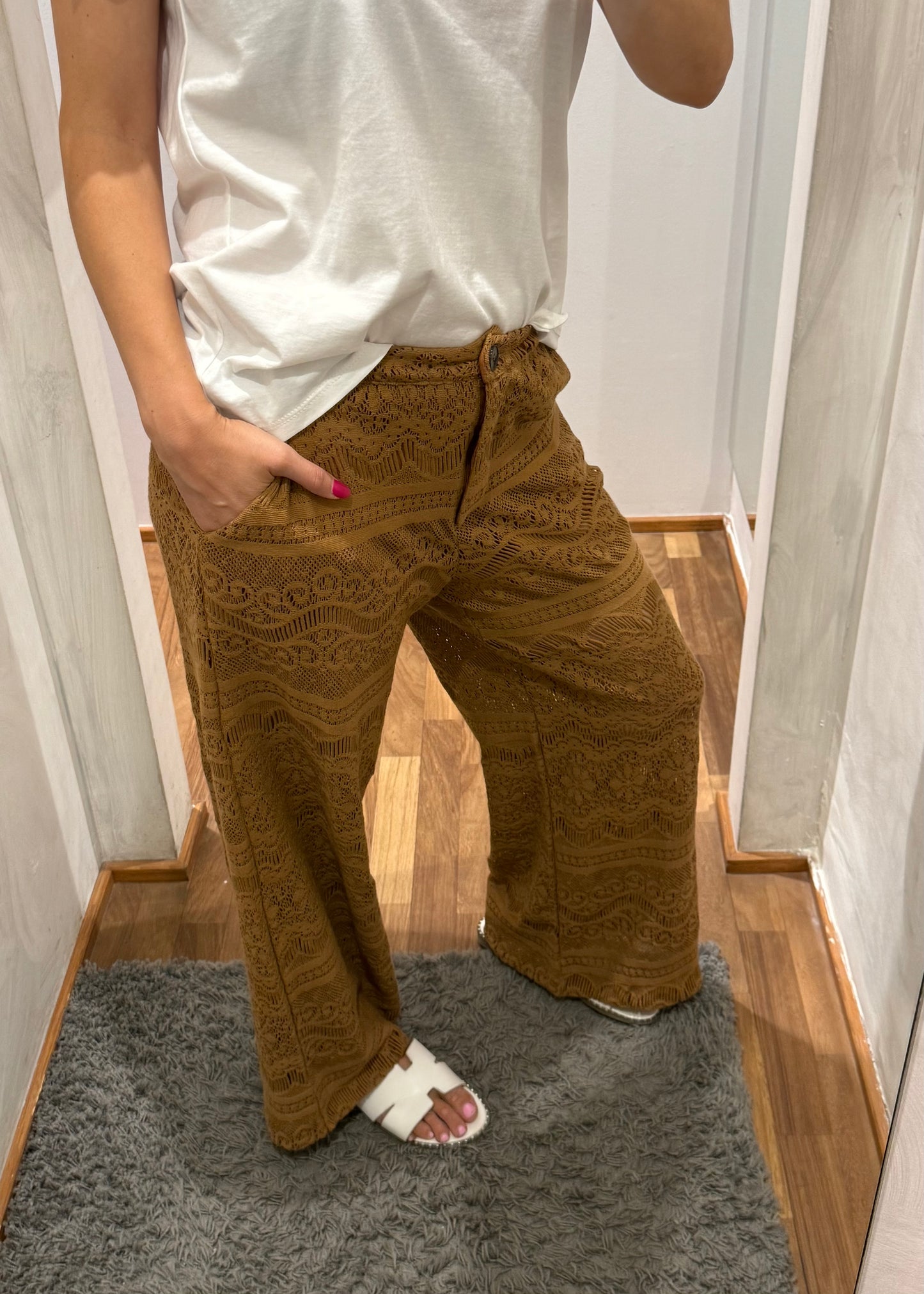 PANTALONE MACRAMÈ - TENSIONE IN - MARYGIÒ