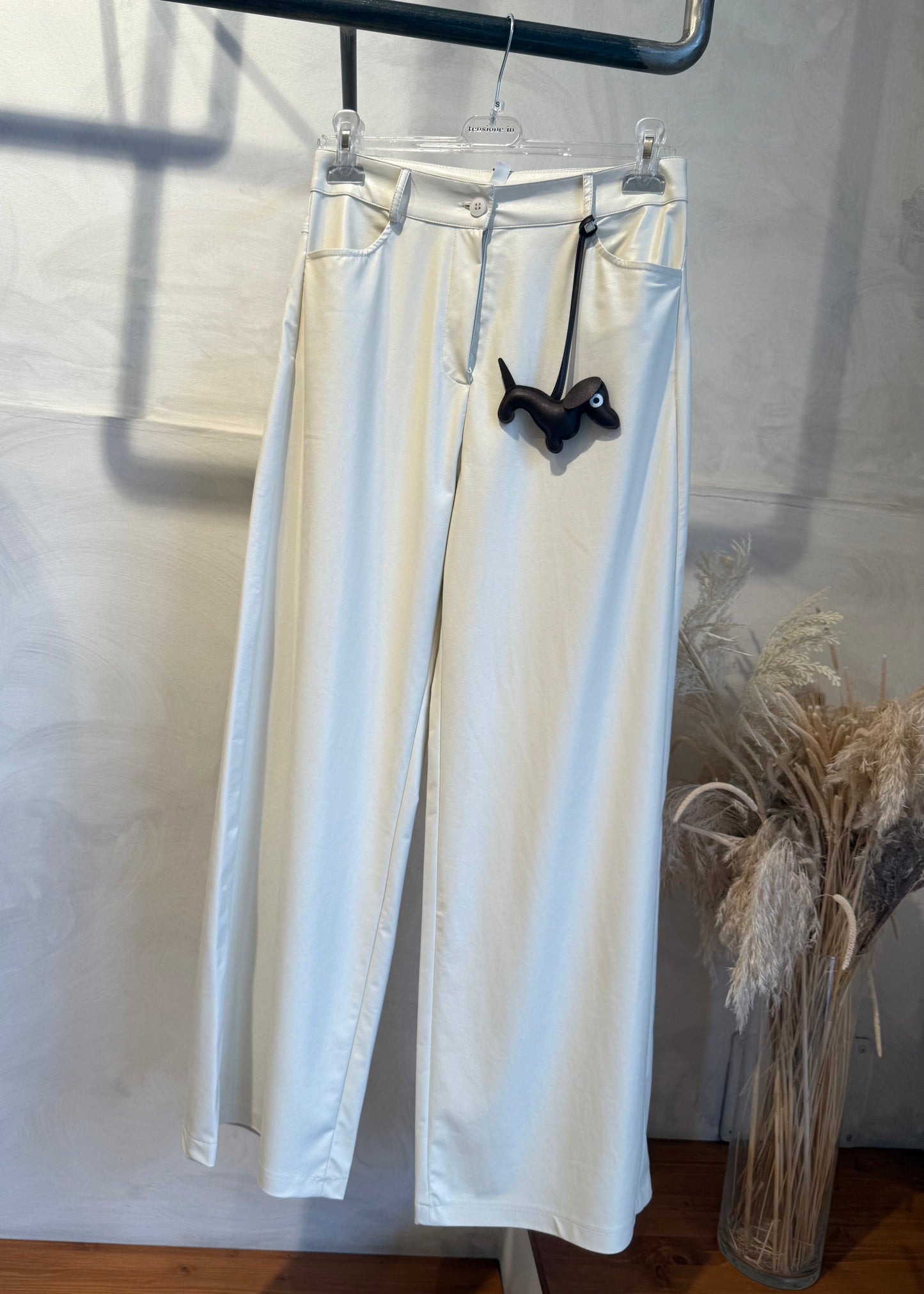 PANTALONE ECOPELLE GIUSY CON CHARMS (più colori) - TENSIONE IN - MARYGIÒ