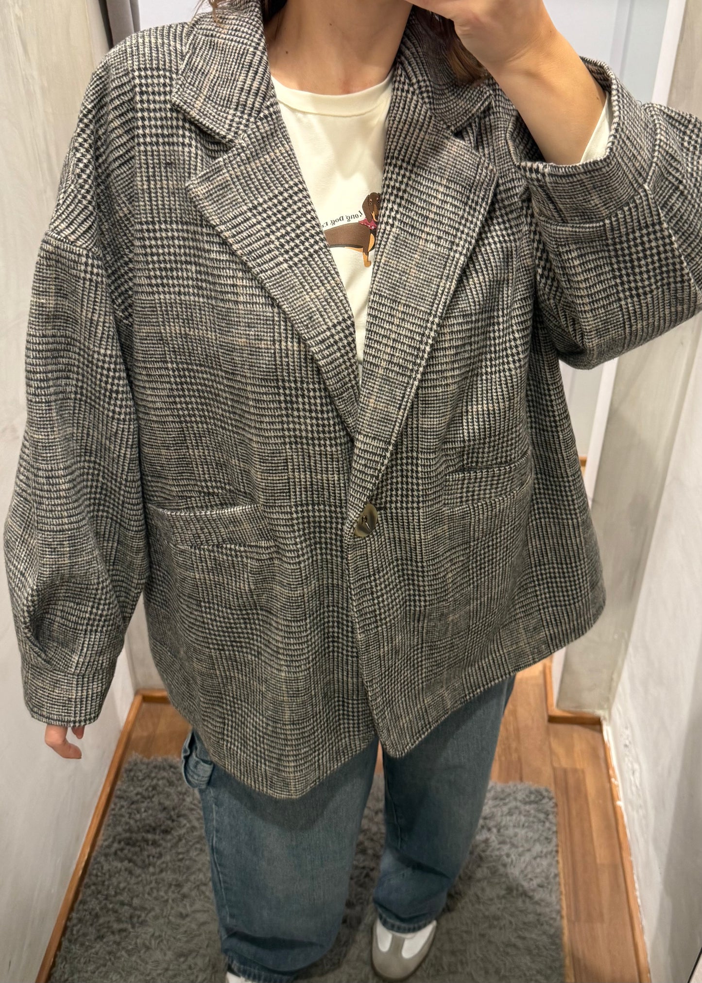 Giacca Cappotto Pied De Poule - MARYGIÒ