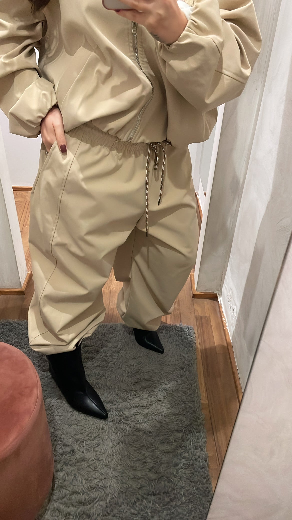 Pantalone Cargo Beige - Lumina