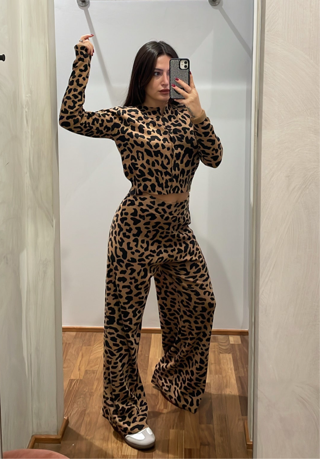 CARDIGAN MAGLIA ANIMALIER - TENSIONE IN - MARYGIÒ