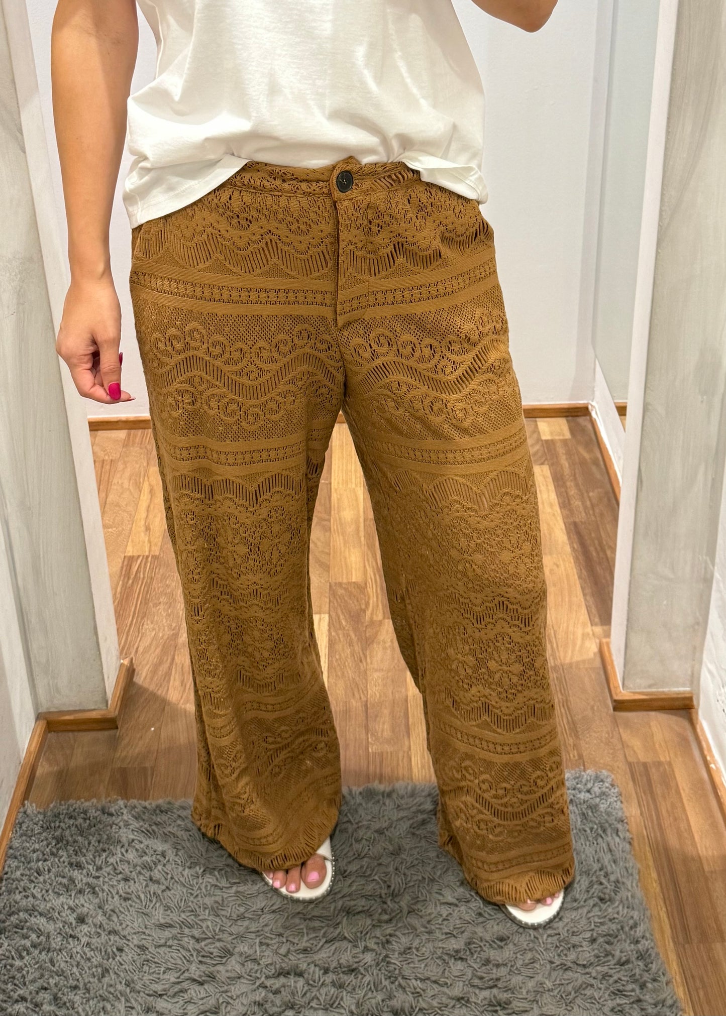 PANTALONE MACRAMÈ - TENSIONE IN - MARYGIÒ