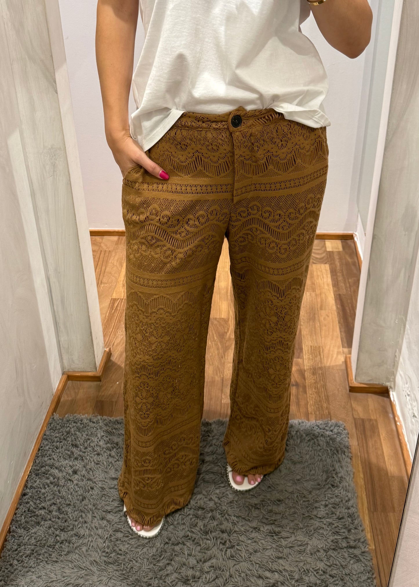 PANTALONE MACRAMÈ - TENSIONE IN - MARYGIÒ