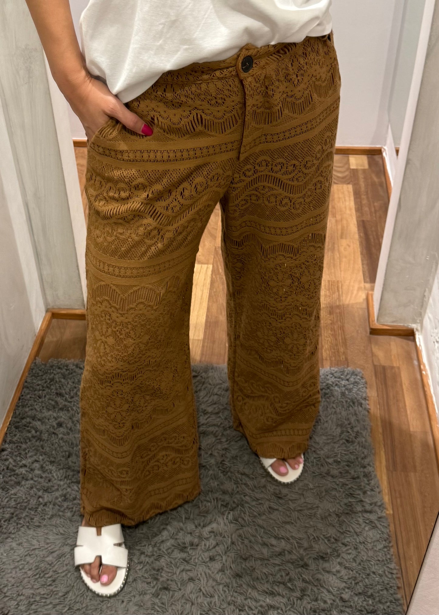 PANTALONE MACRAMÈ - TENSIONE IN - MARYGIÒ