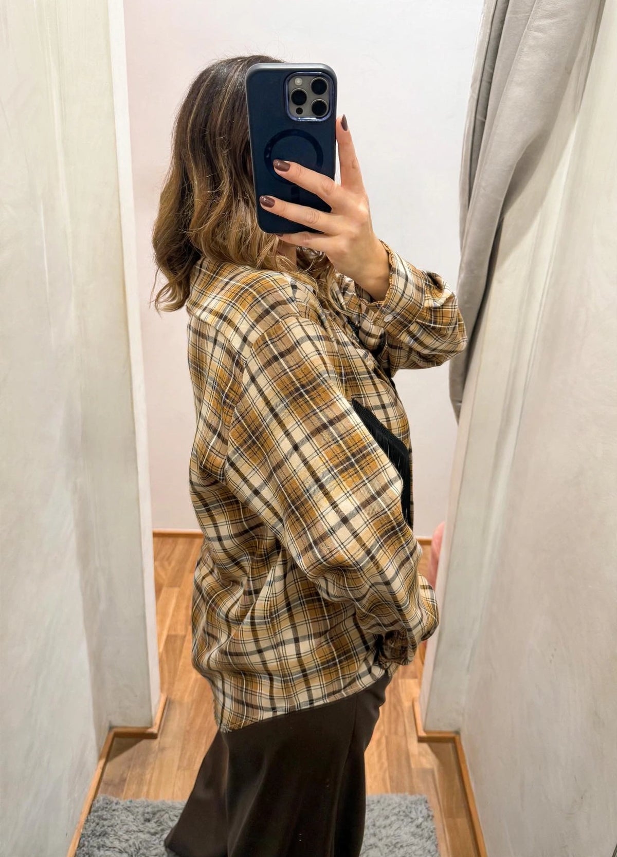 Camicia check con frange - Susy Mix