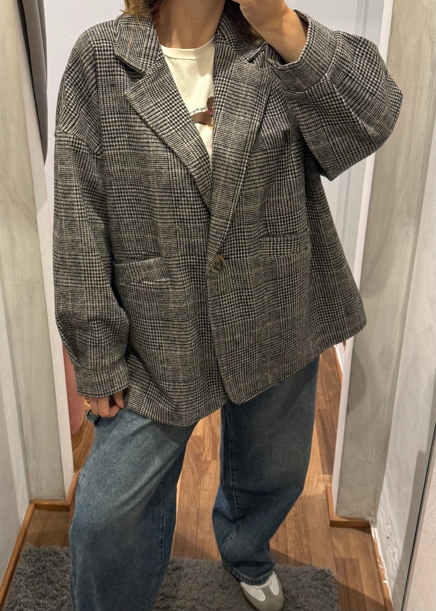 Giacca Cappotto Pied De Poule - MARYGIÒ