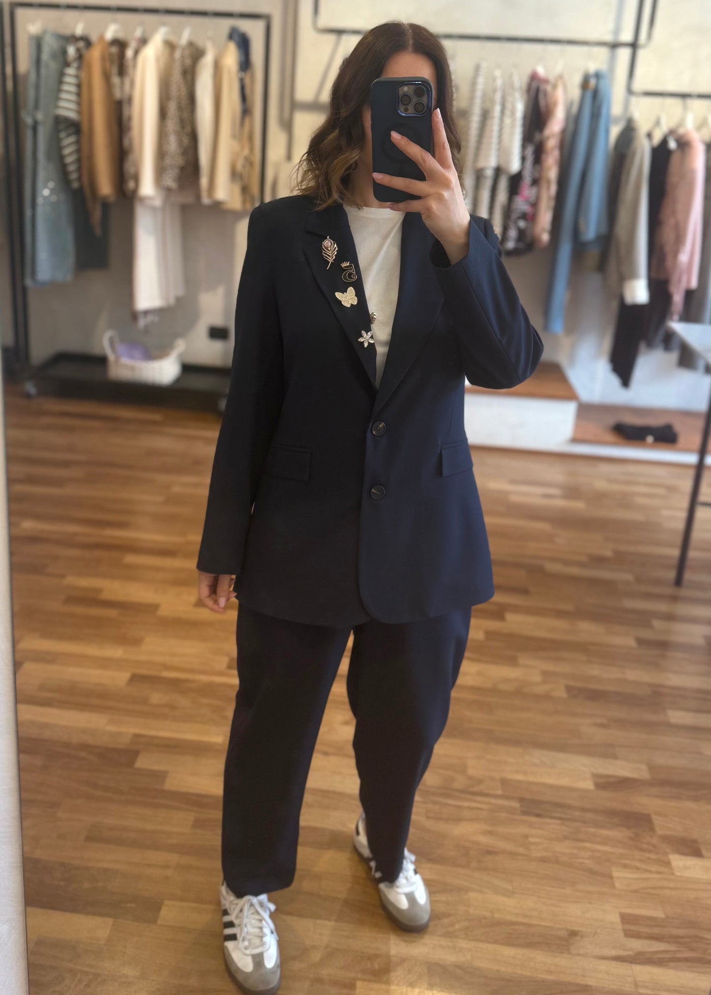 COMPLETO GIACCA E PANTALONE BLU - TENSIONE IN - MARYGIÒ