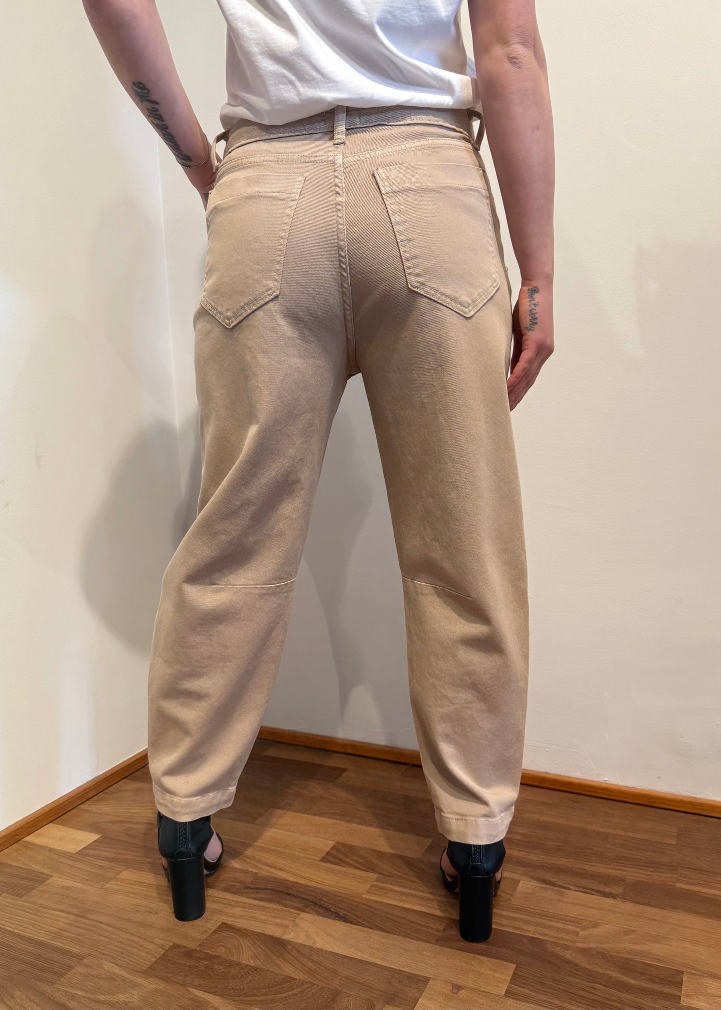 JEANS BAGGY BEIGE - SUSY MIX - MARYGIÒ