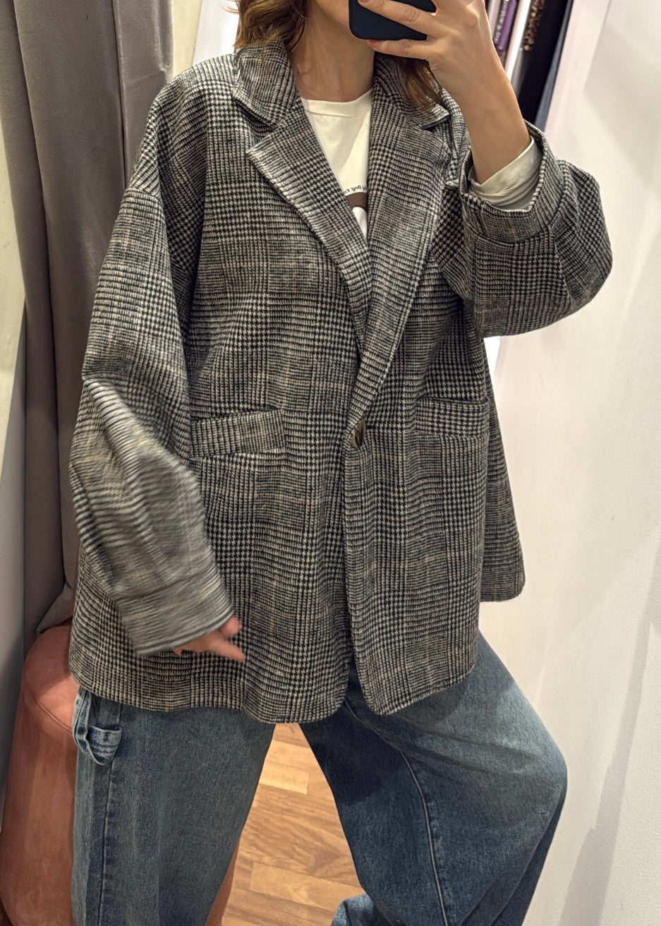 Giacca Cappotto Pied De Poule - MARYGIÒ
