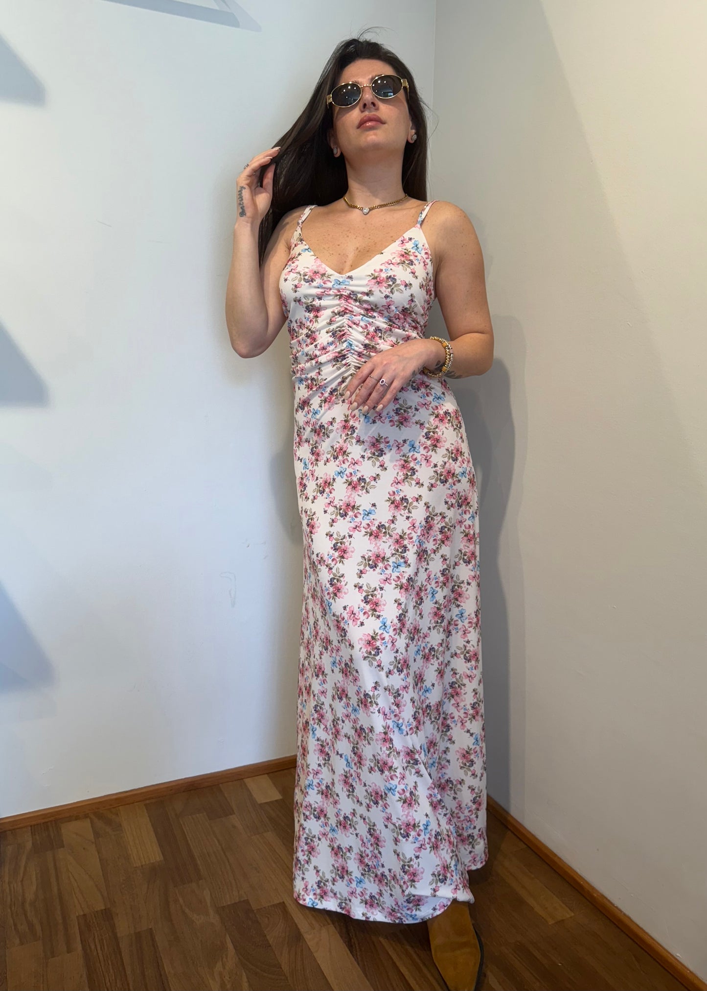 ABITO FIORI BURRO - SUSY MIX - MARYGIÒ