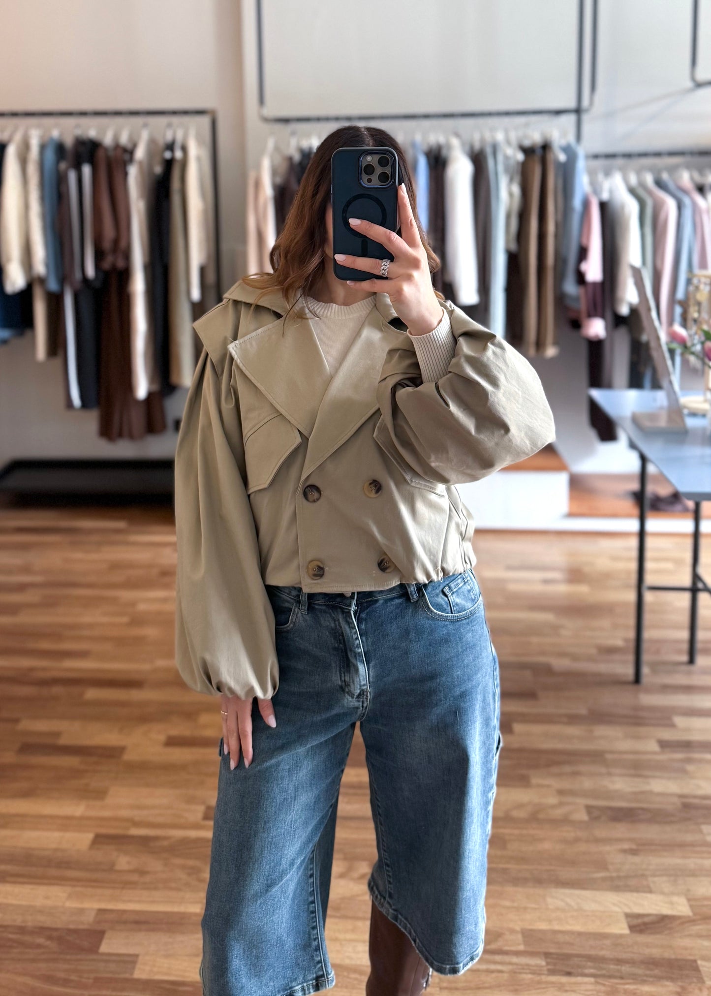Trench Bomber Corto Sabbia - SUSY MIX - MARYGIÒ