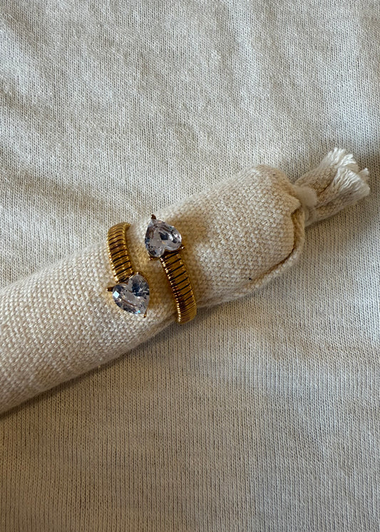 ANELLO ORO SNAKE CUORI - MARYGIÒ