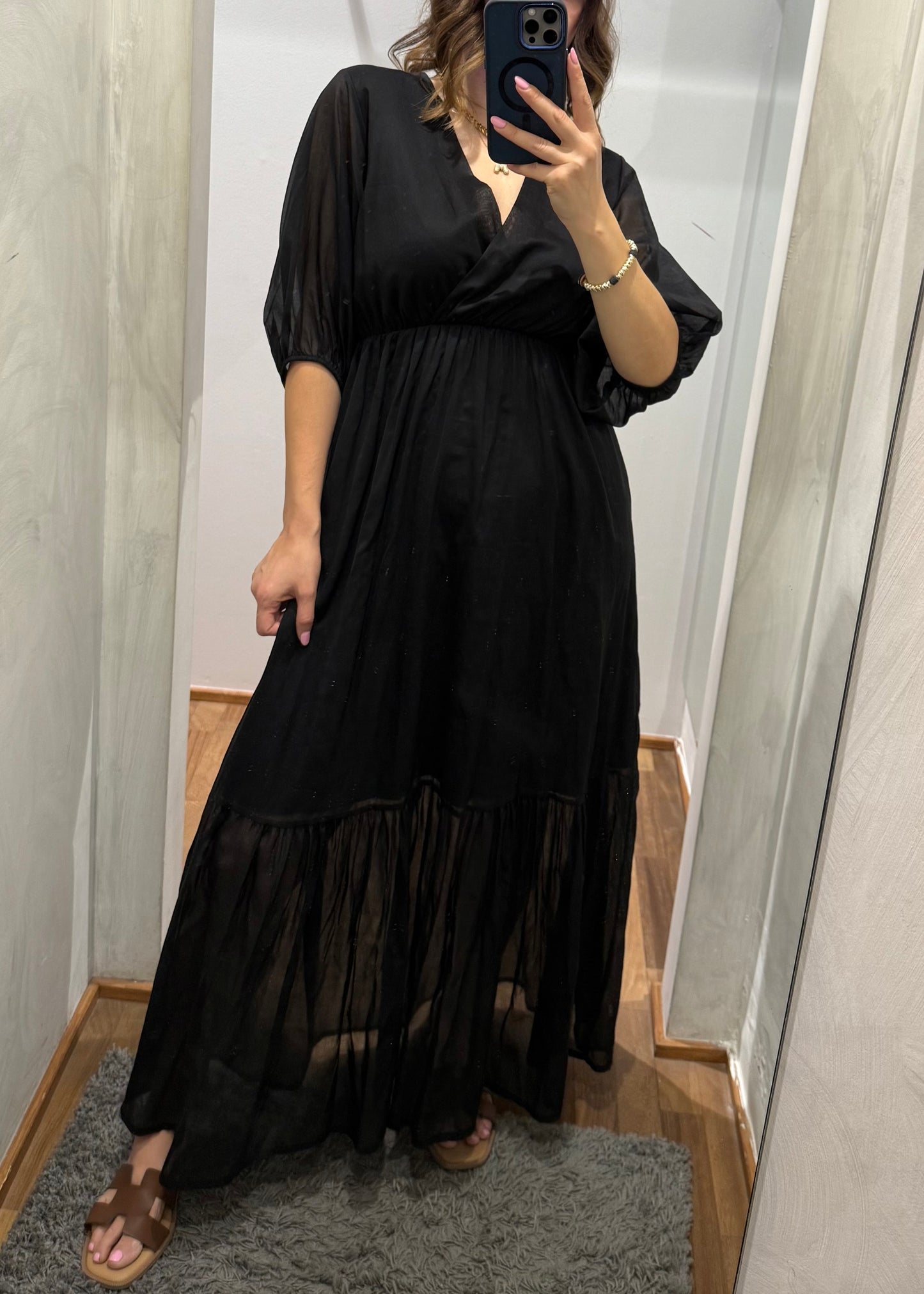 ABITO IN MUSSOLA NERO - SUSY MIX - MARYGIÒ