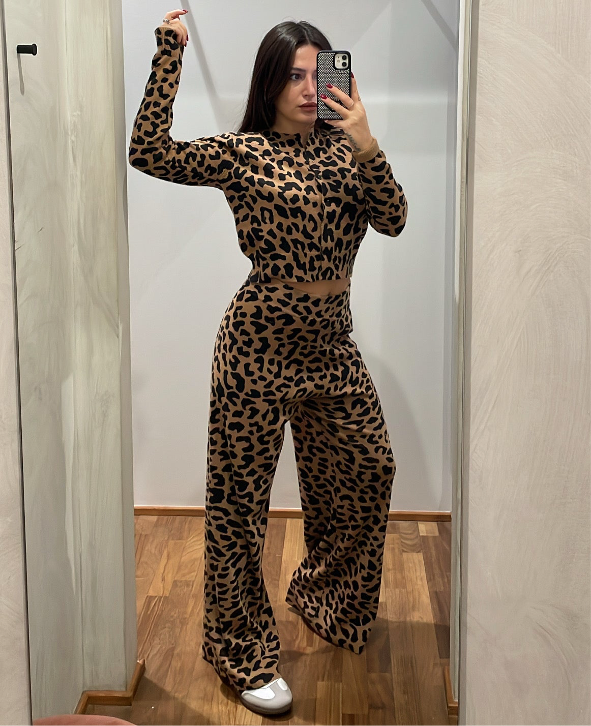 PANTALONE MAGLIA ANIMALIER - TENSIONE IN - MARYGIÒ
