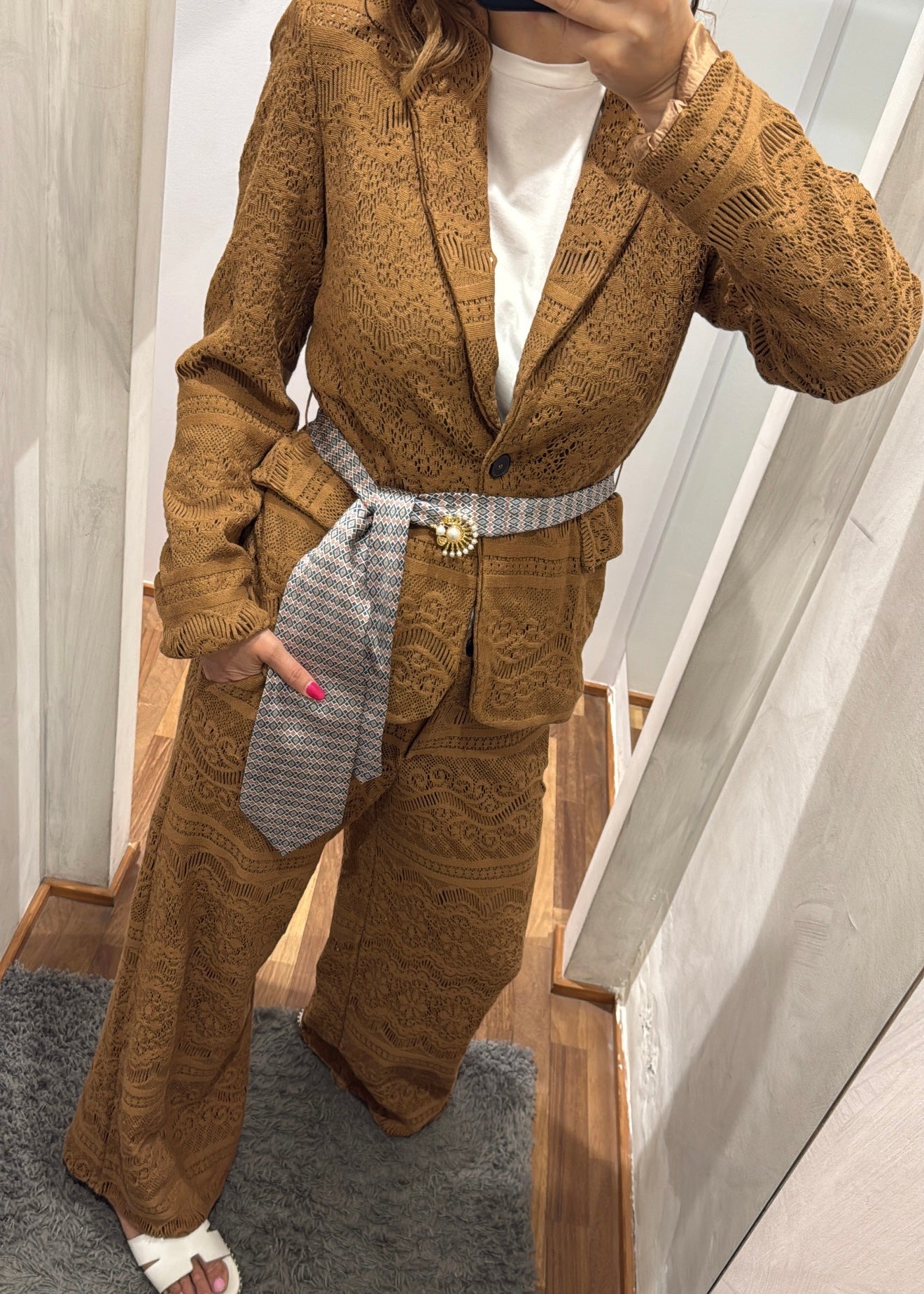 PANTALONE MACRAMÈ - TENSIONE IN - MARYGIÒ