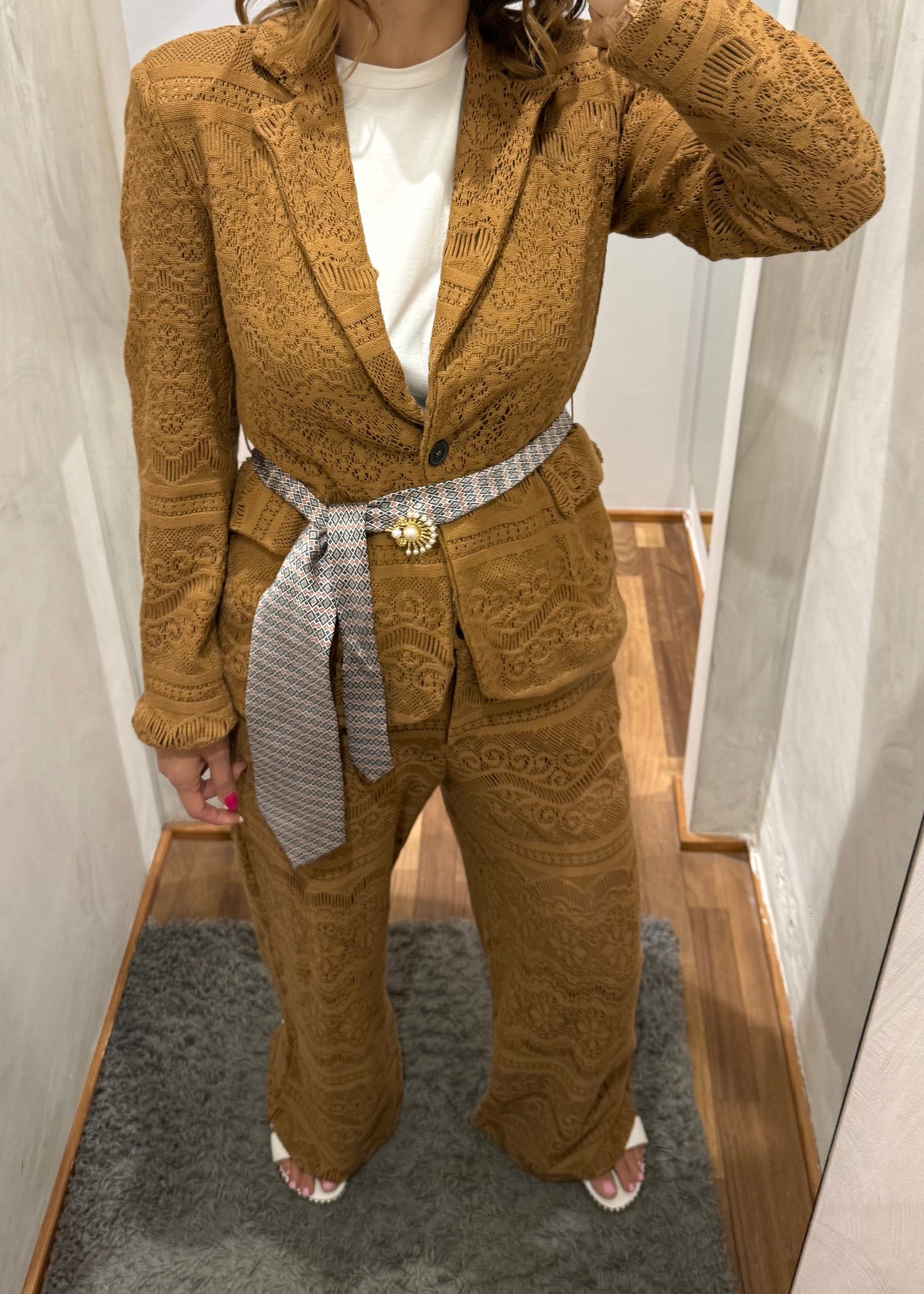 PANTALONE MACRAMÈ - TENSIONE IN - MARYGIÒ