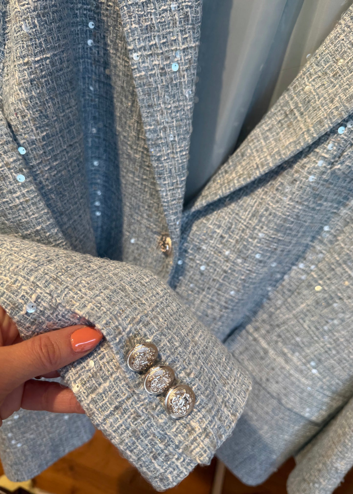 GIACCA TWEED CON PAILLETTES (più colori) - SUSYMIX - MARYGIÒ