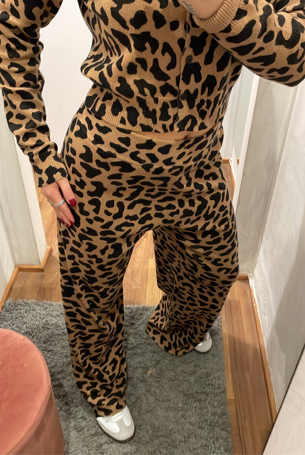PANTALONE MAGLIA ANIMALIER - TENSIONE IN - MARYGIÒ
