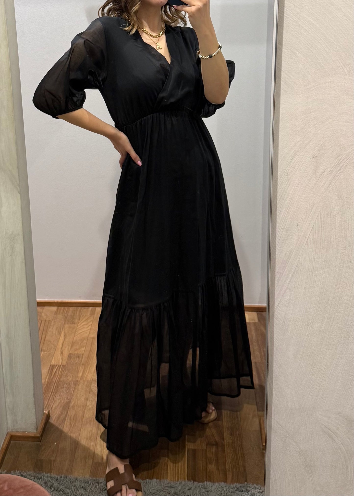 ABITO IN MUSSOLA NERO - SUSY MIX - MARYGIÒ