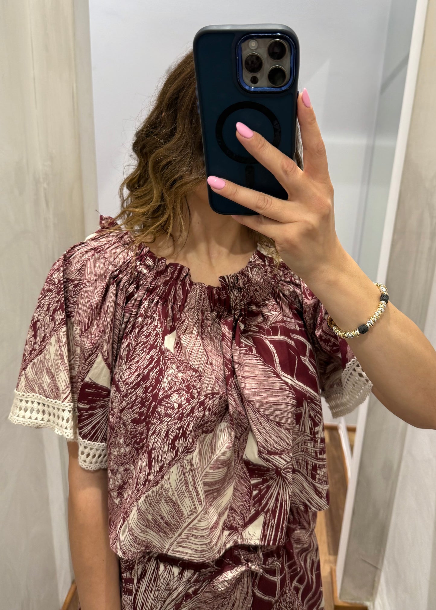 COMPLETO TOP E PANTALONE FANTASIA BATIK - SUSY MIX - MARYGIÒ