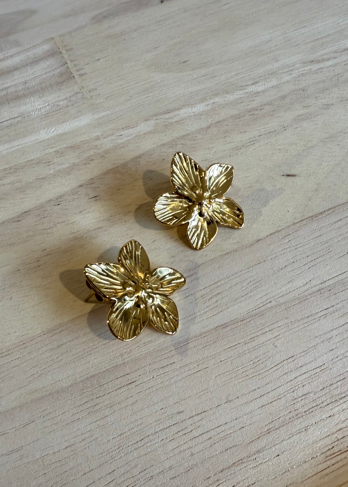 ORECCHINI FIORE ORO