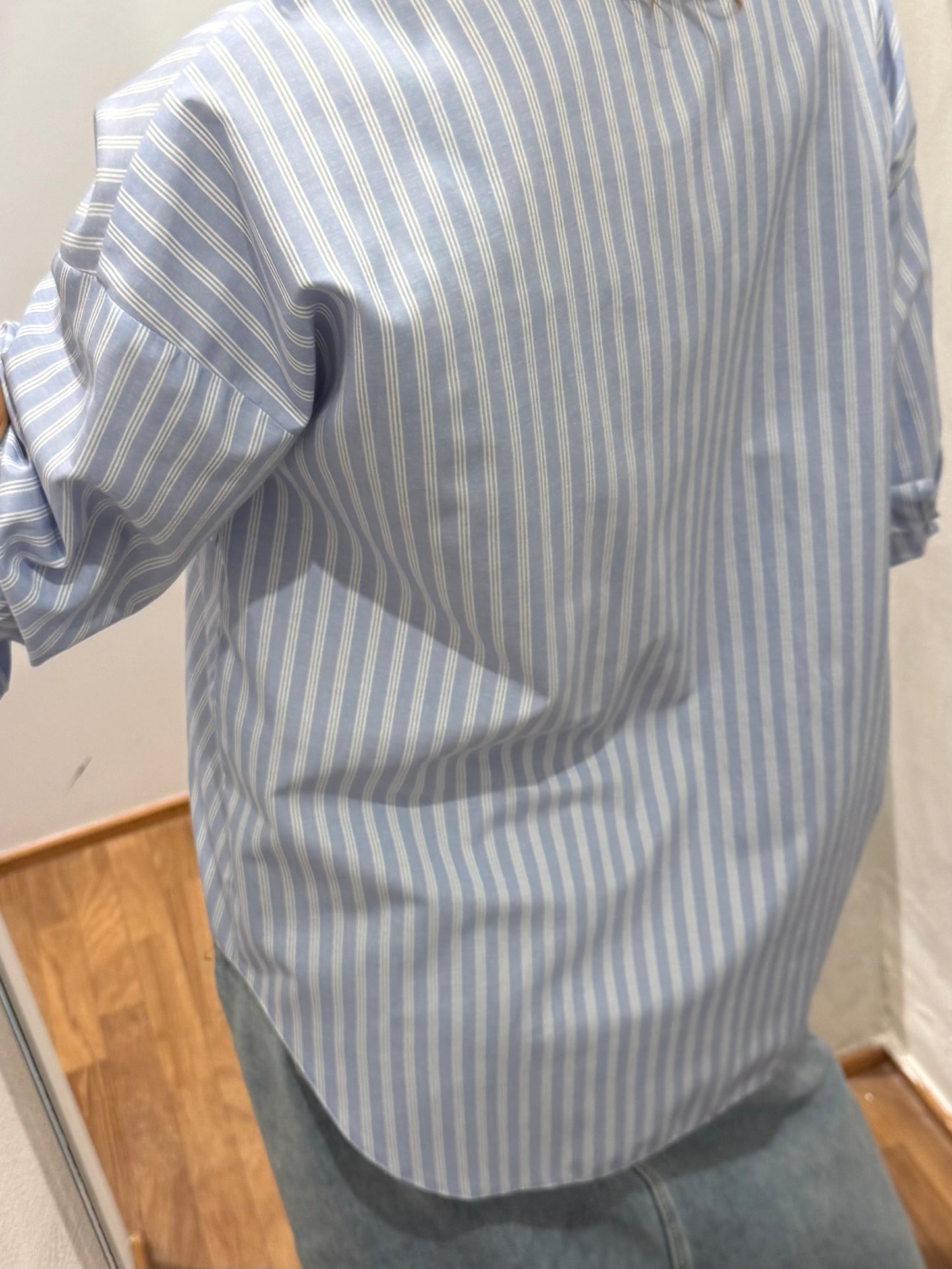 CAMICIA GESSATA CELESTE - SUSY MIX - MARYGIÒ
