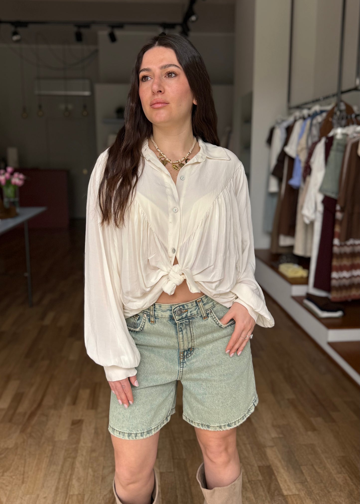 Camicia Fluida Burro - SUSY MIX - MARYGIÒ