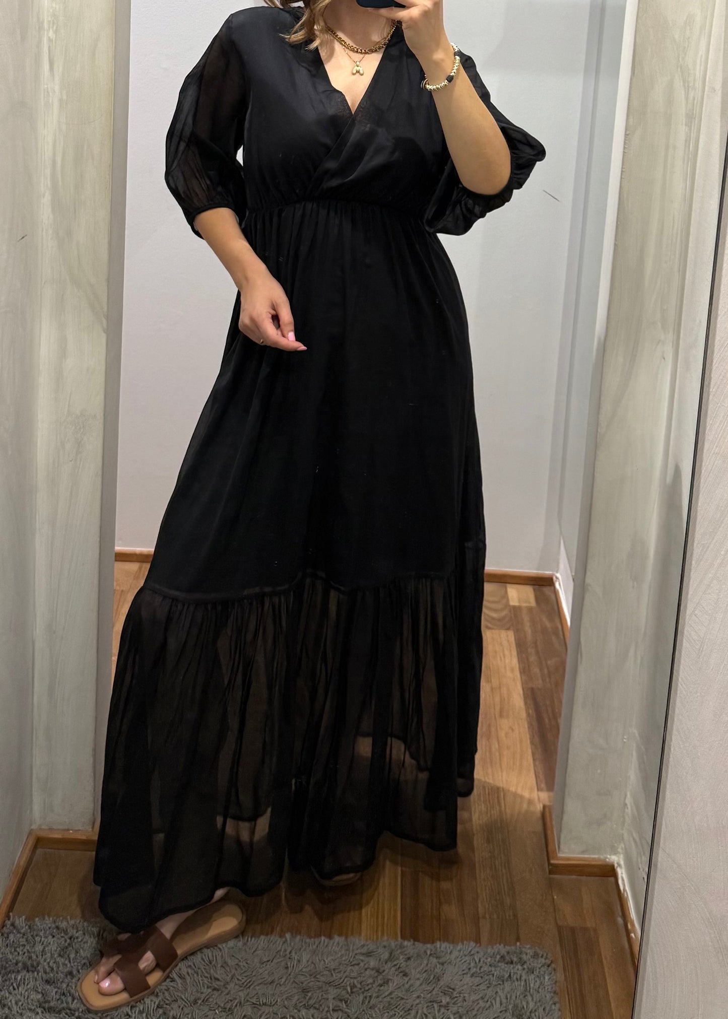 ABITO IN MUSSOLA NERO - SUSY MIX - MARYGIÒ