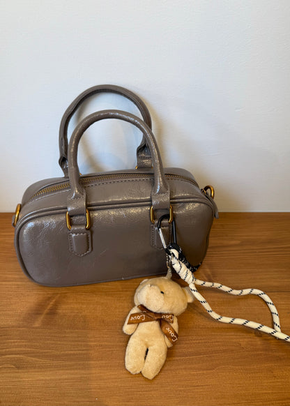 Bauletto ecopelle con ciondolo | più colori