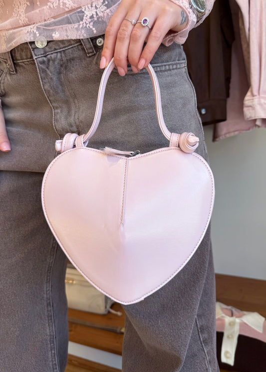 Borsa Cuore Ecopelle Rosa - MARYGIÒ