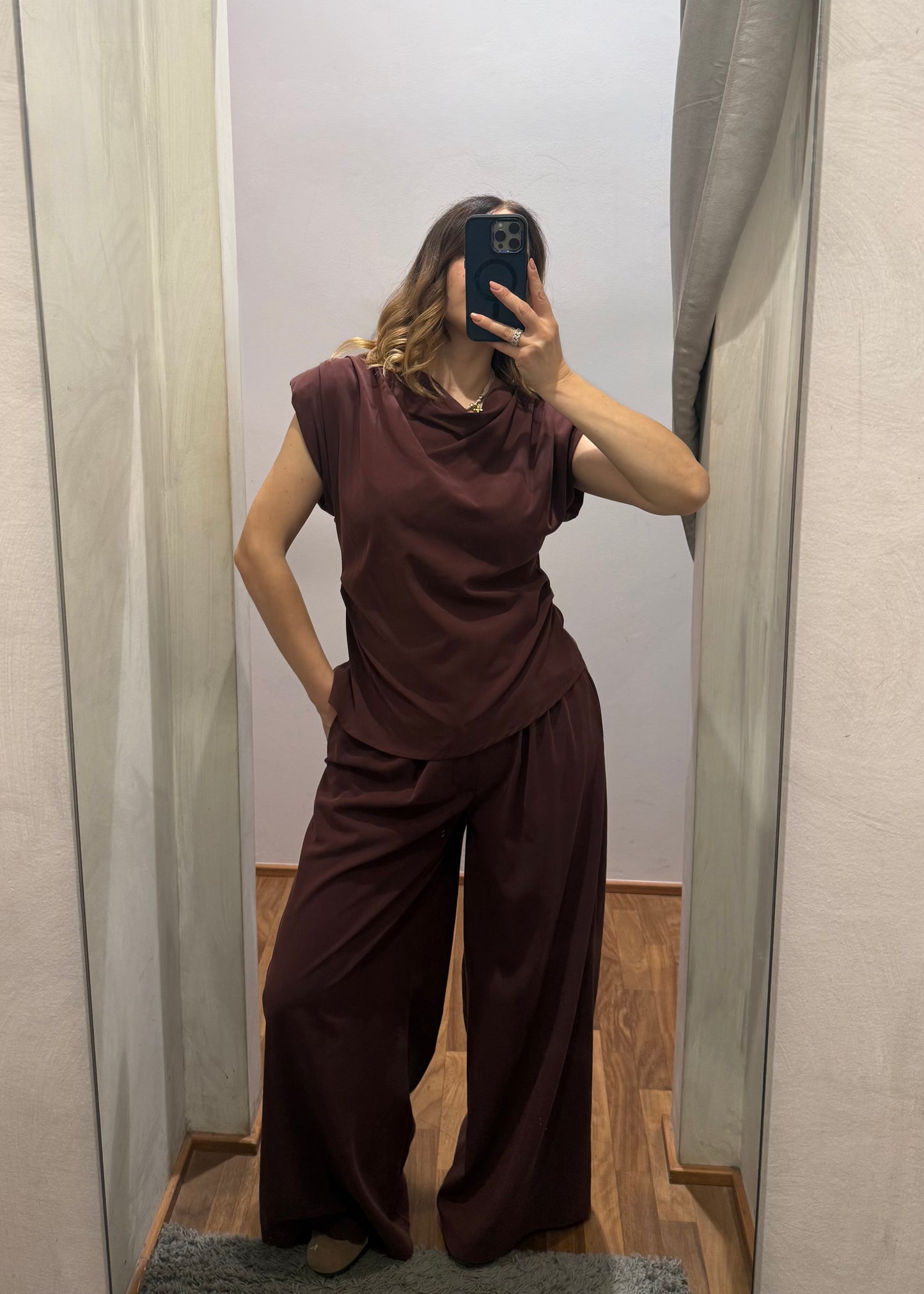 Coordinato Blusa e Pantalone Fico - SUSY MIX