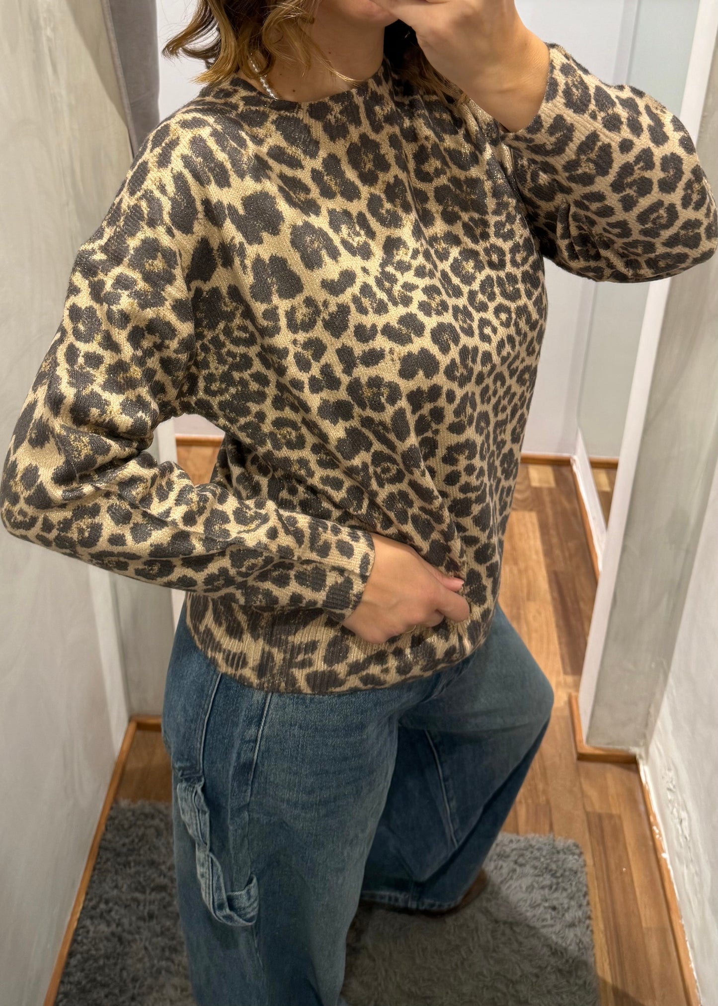 Maglione Animalier Lurex
