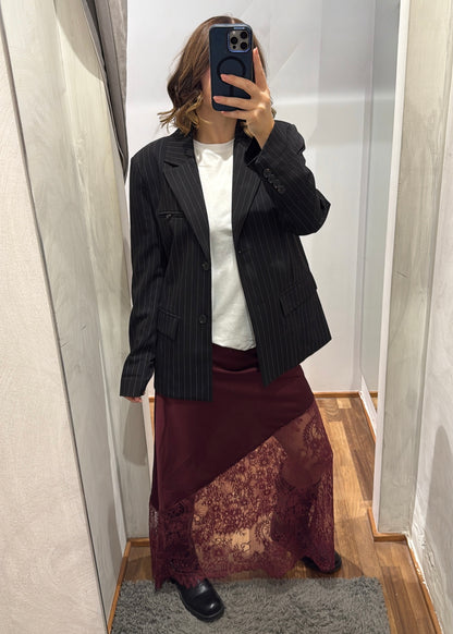 Gonna Satin Pizzo | più colori - MARYGIÒ