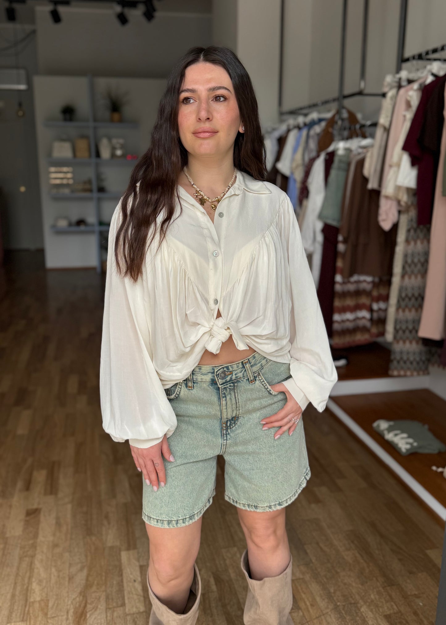 Camicia Fluida Burro - SUSY MIX - MARYGIÒ