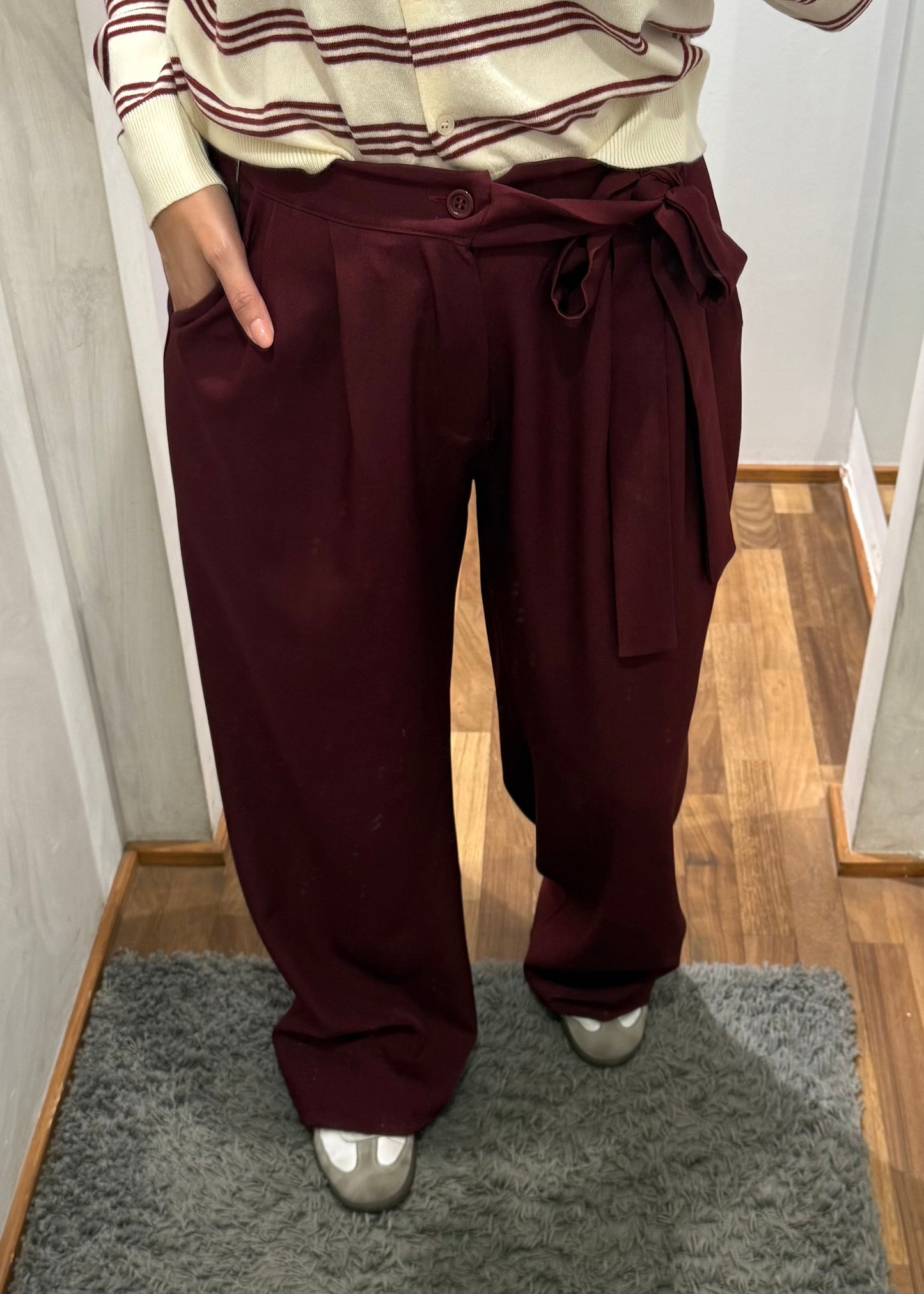 Pantalone Palazzo Con Cintura | più colori