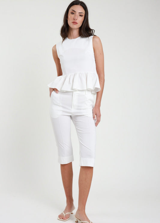 Pantalone Capri Bianco - SUSY MIX