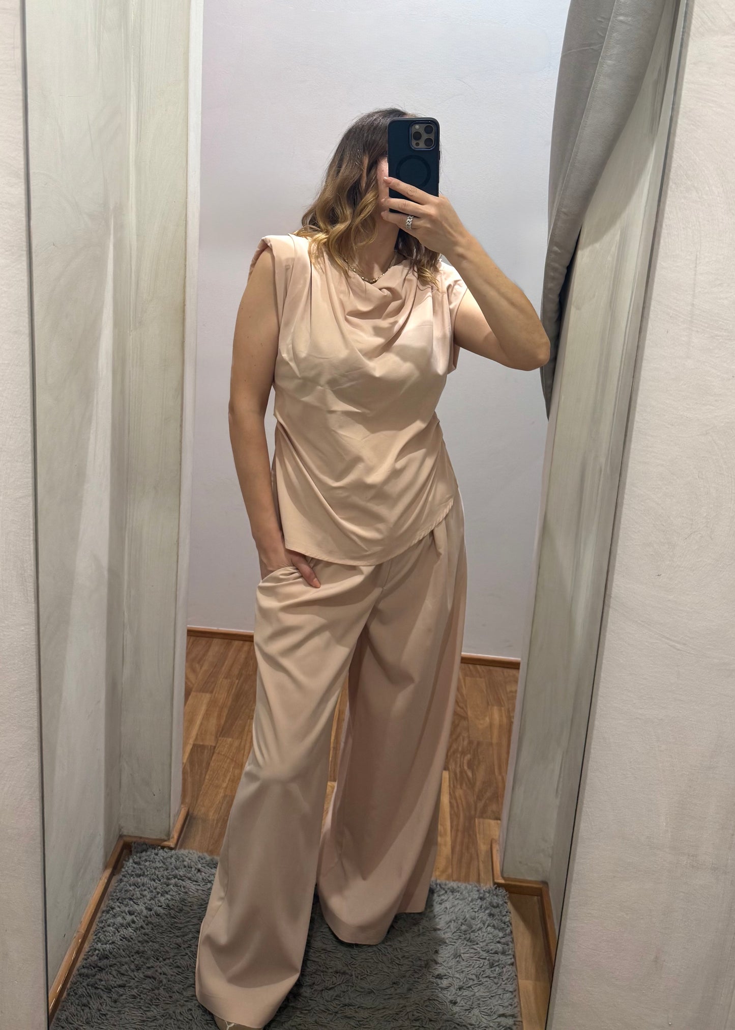 Coordinato Blusa e Pantalone Rosa - SUSY MIX